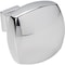 Jeffrey Alexander 1-3/8" Overall Length Polished Chrome Square Audrey Cabinet Knob 278L-PC - alternate 2